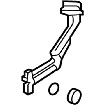 Kia 97761C6500 Air Conditioner Condenser Compressor Line-Tube Assembly