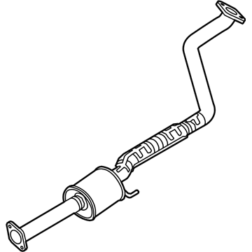 Kia 28650A7400 Center Muffler Assembly