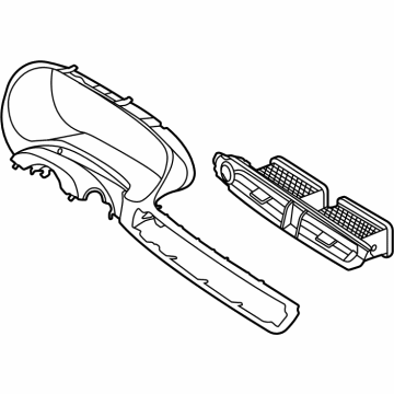 Kia 84830Q5300DHV Panel Assembly-Cluster F