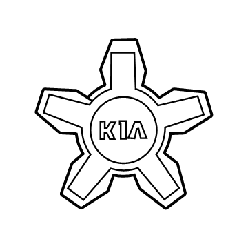 Kia 52960R5470 Cap Assembly-Wheel Hub