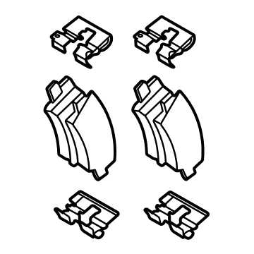 Kia Sorento Brake Pad Set - 58302P2A30