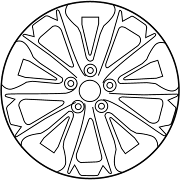 Kia 52910D9330 Wheel Assembly-Aluminium