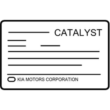 Kia 3245025221 Label-Emission Control