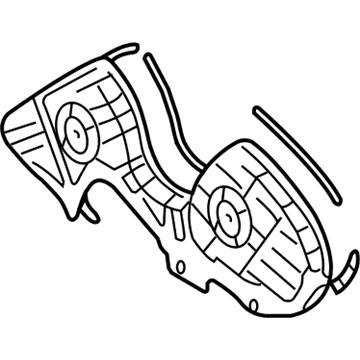 2005 Kia Sportage Timing Cover - 2136037501