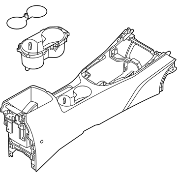 Kia 84610K0010CSZ Console Assembly-Floor