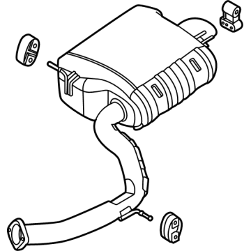 2023 Kia Sorento Muffler - 28710R5300