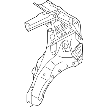 Kia 716013W000 Panel Assembly-Quarter Inner