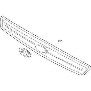 2001 Kia Rio Grille - 0K34A50710