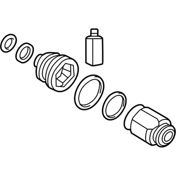 Kia 49582C5080 Joint Kit-Front Axle Differential