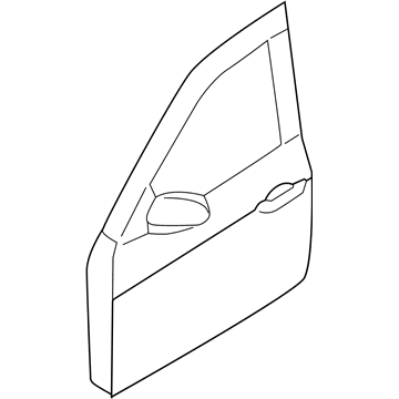 Kia 760033T000 Panel Assembly-Front Door LH