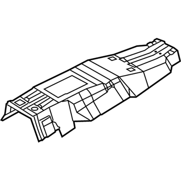 Kia 651313E000 Tunnel Reinforcement Assembly-L