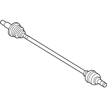 Kia 49601R5000 Shaft Assembly-Drive Rr