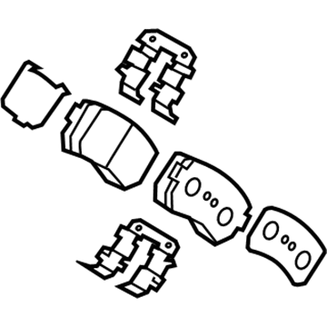 Kia 583022SA00 Pad Kit-Rear Disc Brake