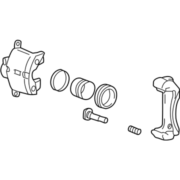 Kia 5819038A00 Front Brake Caliper Kit, Right