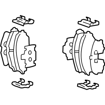 Kia 5810138A70 Pad Kit-Front Disc BRAK