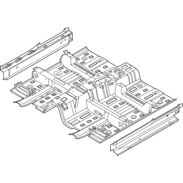 Kia 65100Q5100 Panel Assembly-Floor,Ctr