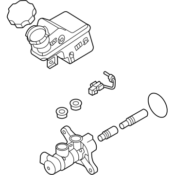 Kia Cadenza Brake Master Cylinder - 58510F6550