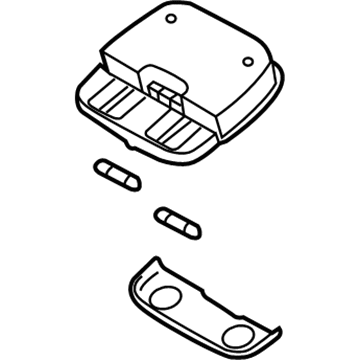 Kia 0K34W51410A06 Lamp-Front Room