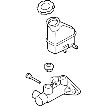 2013 Kia Sorento Brake Master Cylinder Reservoir - 585102W800