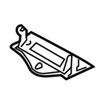 Kia 873753F700 Bracket-Trunk Lid Handle Mounting