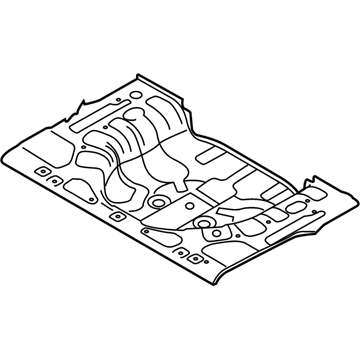 2018 Kia Forte Floor Pan - 65513A7500