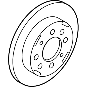 Kia 584112F100 Disc-Rear Brake