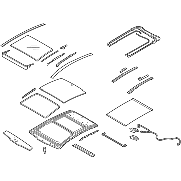 Kia 81600F6010GYT Sunroof Assembly