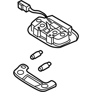 Kia 9282038000GJ Lamp Assembly-OVERHEADEAD Console