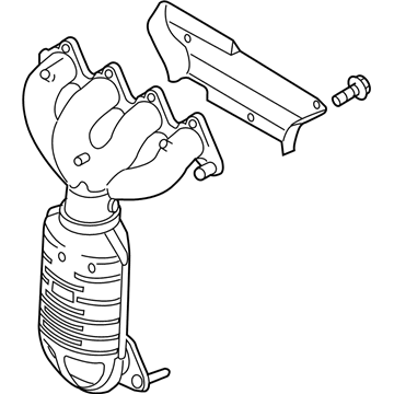 2007 Kia Spectra SX Catalytic Converter - 2851023810