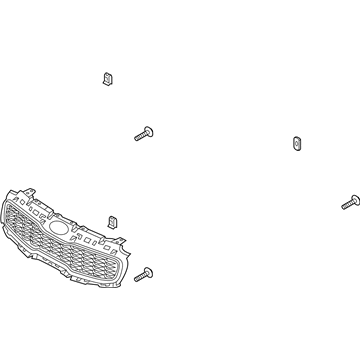 Kia 86350D9020 Radiator Grille Assembly