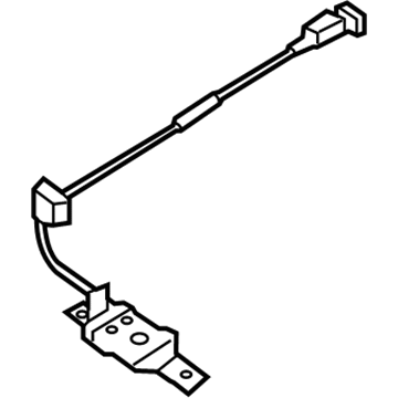 Kia 897401M500 Latch Assembly-Rear Seat R