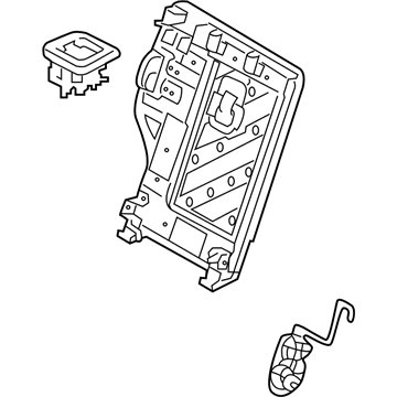 Kia 89410B2700GA3 Frame Assembly-Rear Seat Back