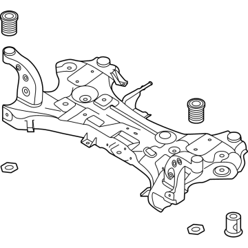 Kia 62405J9050 CROSSMEMBER COMPL