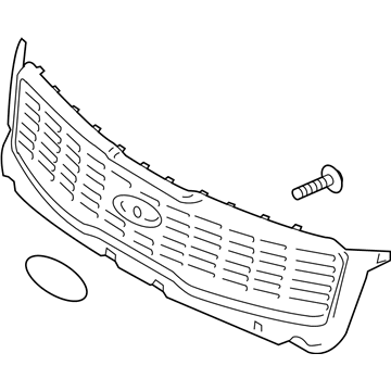 Kia 86350S9320 GRILLE ASSY-RADIATOR