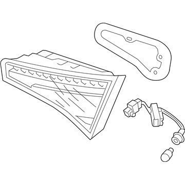 Kia 924034U010 Lamp Assembly-Rear Combination Inside