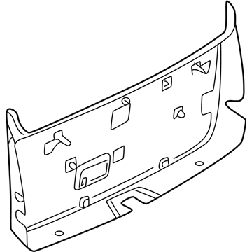 Kia 0K53D68210CY Trim Assembly-Back Door