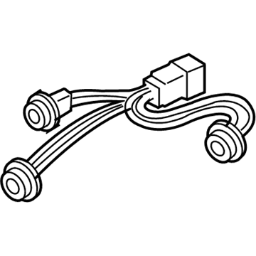 Kia 924901G000 Rear Combination Holder & Wiring