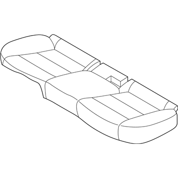 Kia 89160M6300B4S Rear Seat Covering Assembly