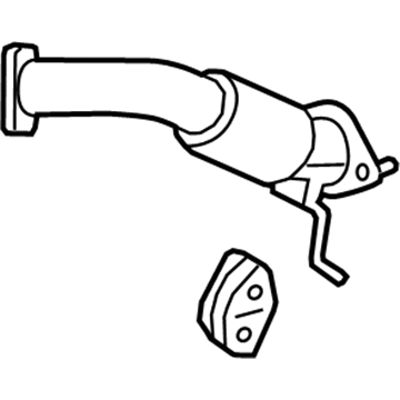 Kia 286104R000 Front Muffler Assembly