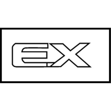 Kia 86316H9000 Ex Emblem