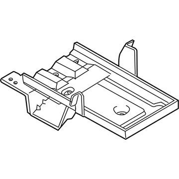 2002 Kia Sedona Battery Tray - 0K55256120B