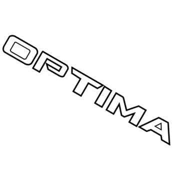 Kia 863102T100 Optima-Emblem