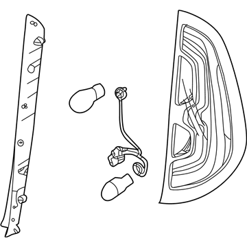 Kia 92402E4010 Lamp Assembly-Rear Combination