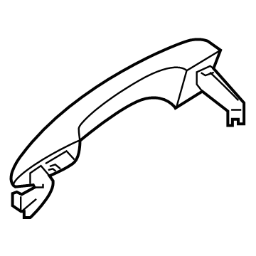 Kia 83661L2000 Rear Door Outside Handle