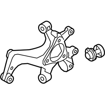 Kia 52720G3AA0 Carrier Assembly-Rear Ax