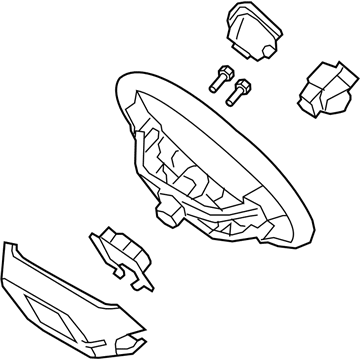 Kia 561101D132WK Steering Wheel Assembly