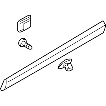 Kia 87721S9200AHV GARNISH Assembly-FRT Dr