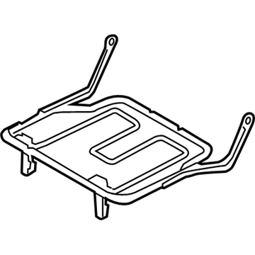 Kia 892102PAC0 Frame Assembly-Rear Seat Cushion