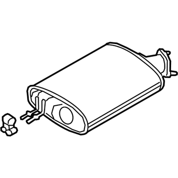 Kia 28650C6400 Center Muffler Assembly