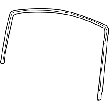 Kia 8354038000 Run-Rear Door Window Glass